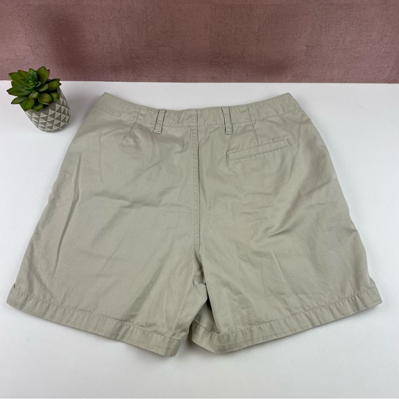Essentials Style Solid Tan Khaki Shorts Casual Outdoor Summer Women Size 12 - Picture 5 of 5